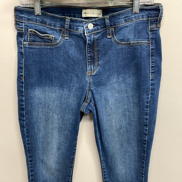 Gap 1969 Easy Leggings Denim Jeans Mid Rise Ankle Size 12 Regular / 31R - Picture 2 of 15
